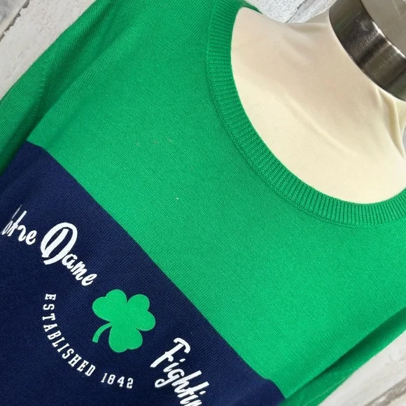 Emerson Street Clothing Company Notre Dame Tunic Length Sweater - Picture 2 of 10